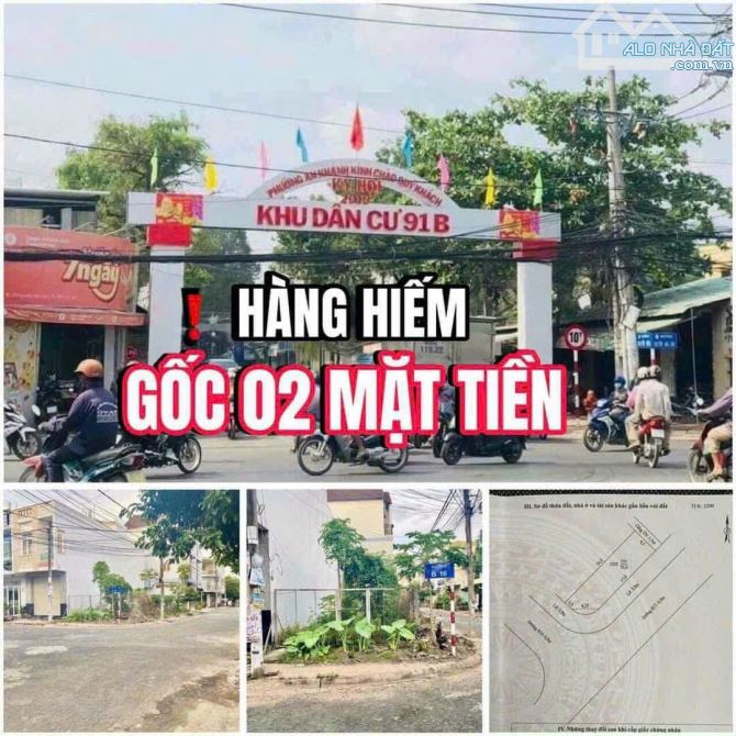 Bán nền góc 2 MT đường B16 và B17 KDC 91B . Giá rẽ - 1