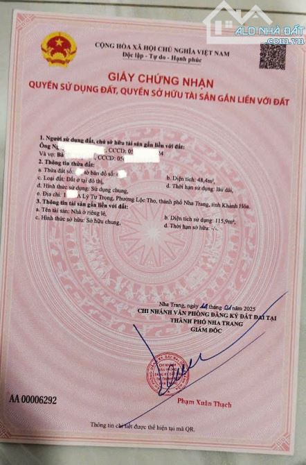 Bán nhà 3 tầng hẻm ô tô lý tự trọng cách biển 3,6m - 1