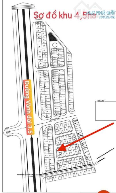 Bán đất dịch vụ 4.5ha Vân Canh, mặt đường vành đai 3.5, giá đầu tư - 1