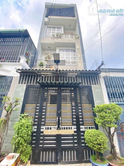BÁN NHÀ HXH – PHẠM VĂN BẠCH– GẦN EMART PHAN HUY ÍCH – 4 TẦNG KIÊN CỐ – SỔ VUÔNG - 1
