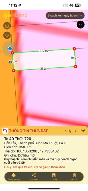 Đất mặt tiền đường N6 Buôn Ju Đạt Lý TPBMT - 2
