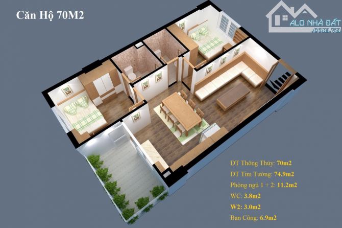 Nhà ở xã hội sao hồng quế võ bắc binh - 2