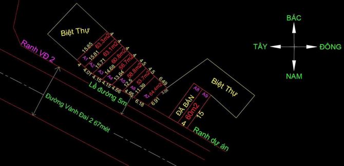Bán đất mặt tiền đường dự án vành đai 2. Giá 7.8 tỷ tl - 2