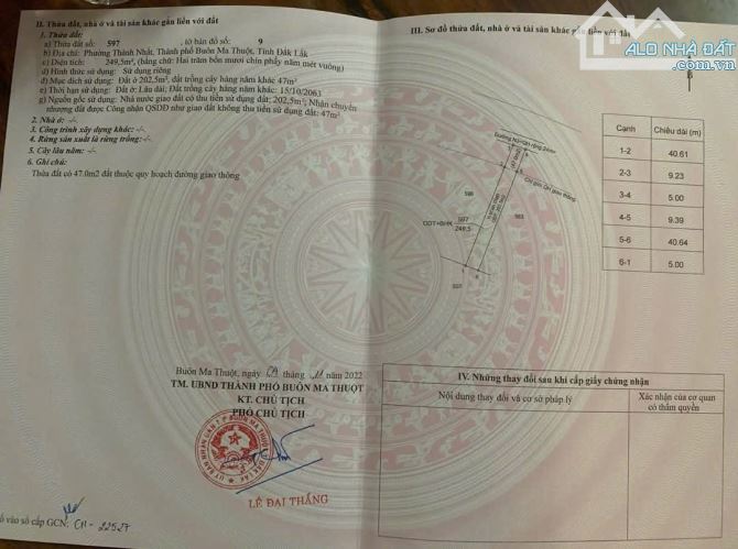 4 lô mặt tiền đường nhựa trục lộ 4 Buôn Ky - 2