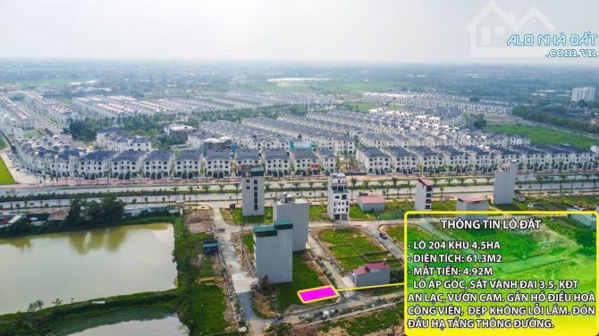 Bán đất dịch vụ 4.5ha Vân Canh, mặt đường vành đai 3.5, giá đầu tư - 2