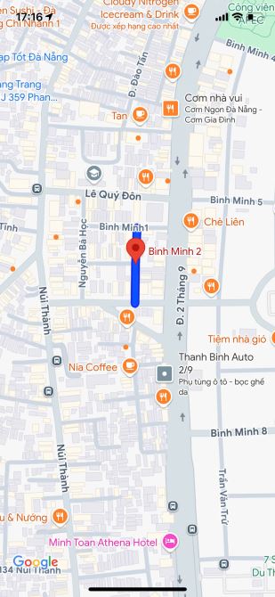 Bán đất mặt tiền Bình Minh 2, gần phố đi bộ Bạch Đằng, Q. Hải Châu, DT 90m2, giá 9 Tỷ 8 tl - 2