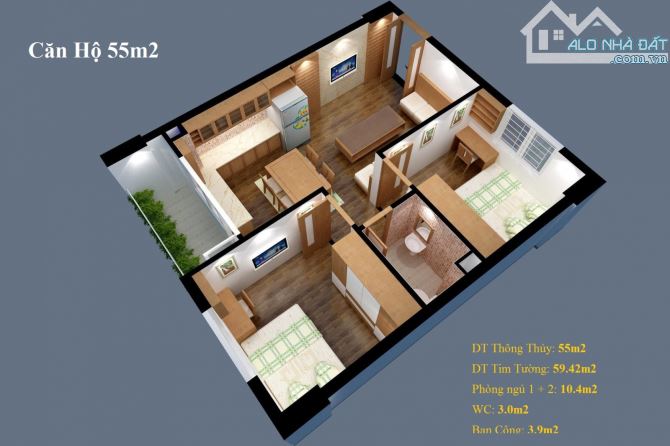 Nhà ở xã hội sao hồng quế võ bắc binh - 3