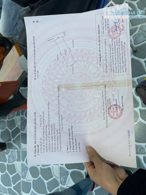 LÔ ĐẤT RẺ TẠI KHU CÔNG NGHIỆP ĐỒ SƠN VỚI 66,7M2 GIÁ CHỈ 1.2TY - 4