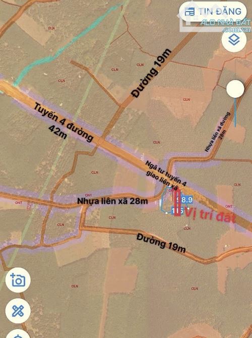 ĐẤT THỔ CƯ MẶT TIỀN TUYẾN 4 KCN VSIP ĐỒNG PHÚ, 5x40 sẵn 100tc GIÁ 850tr SIÊU HỜI - 4