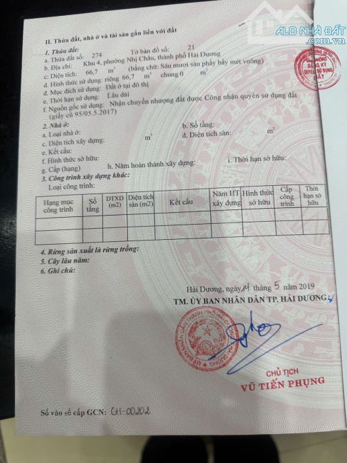 🧧Bán đất ngõ phố Lý Quốc Bảo, Tp Hải Dương - 5