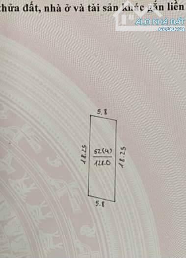 Đông Vinh, Đông Mỹ, THanh Trì, DT: 115m, MT:5.8m, giá 7.7 tỷ, ô tô 7 chỗ vào đất - 6