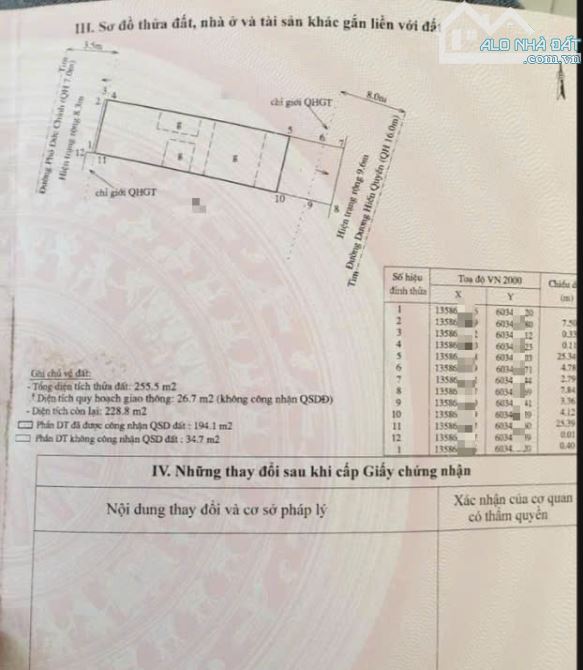 Bán lô đất đẹp 2 mặt đường Dương Hiến Quyền, Phó Đức Chính, ngang gần 8m giá tốt - 6