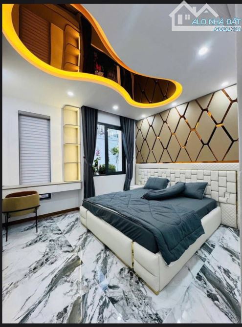 NHÀ 5 TẦNG MỚI ĐẸP LUNG LINH - HẺM XE HƠI 1 SẸC - PHẠM VĂN CHIÊU - GẦN CHỢ THẠCH ĐÀ - 7