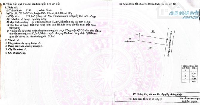 Bán đất Suối Tiên giá rẻ mặt đường nhựa sát bên Hương Lộ 39 - 8