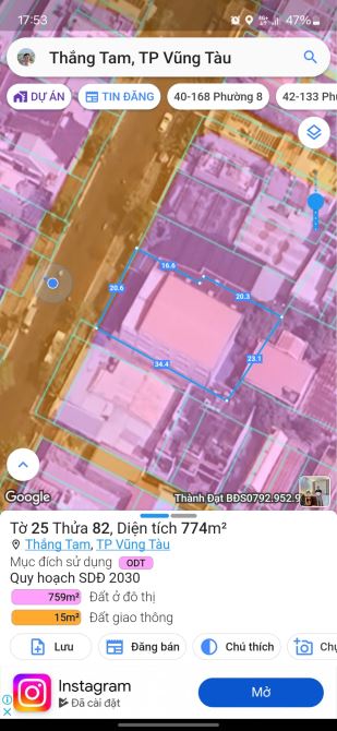 Bán lô đất đẹp mặt tiền Xô Viết Nghệ Tĩnh, P. Thắng Tam, Tp Vũng Tàu - 8