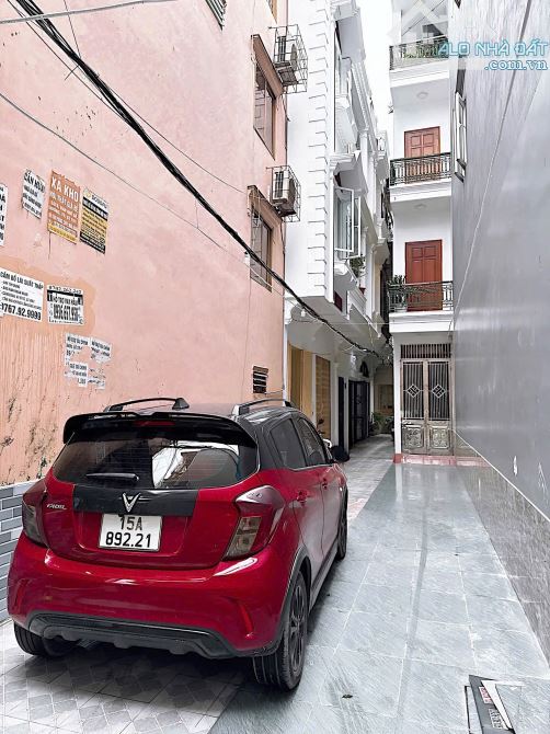Bán nhà 3,5 tầng 50m2, ngang rộng hơn 5m nở hậu ngõ ô tô đỗ sát cửa đường Lạch Tray