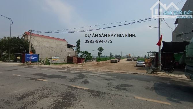 BÁN ĐẤT GIA BÌNH, BẮC NINH. 84M2 * MT 5M * 2,2 TỶ. Ô TÔ THÔNG, TIỀM NĂNG CAO.