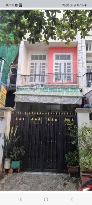 GÒ XOÀI - BÌNH TÂN - HẺM XE HƠI 6M THÔNG - 64m² (4x16m) 2TẦNG - BTCT - 2PN, 2WC - 5.3 TỶ - 1