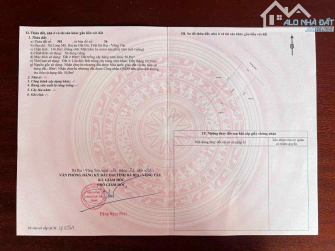 CẦN THANH LÝ LÔ ĐẤT NGAY TT PHƯỚC HẢI - BÀ RỊA VŨNG TÀU! - 1