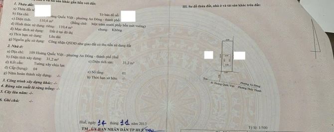BÁN MẶT TIỀN KINH DOANH KQH HOÀNG QUỐC VIỆT, TP.HUẾ - ĐÃ CÓ SỔ HỒNG .. HÀNG HIẾM GIÁ RẺ ❌ - 4