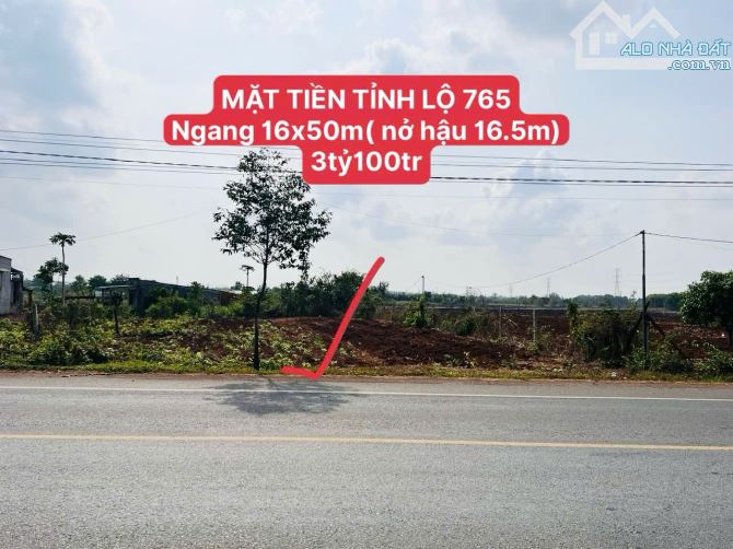 765m2 ĐẤT MẶT TIỀN TỈNH LỘ 765🌈🌈🌈 CHỈ 3TỶ100TR🌈🌈 - 4