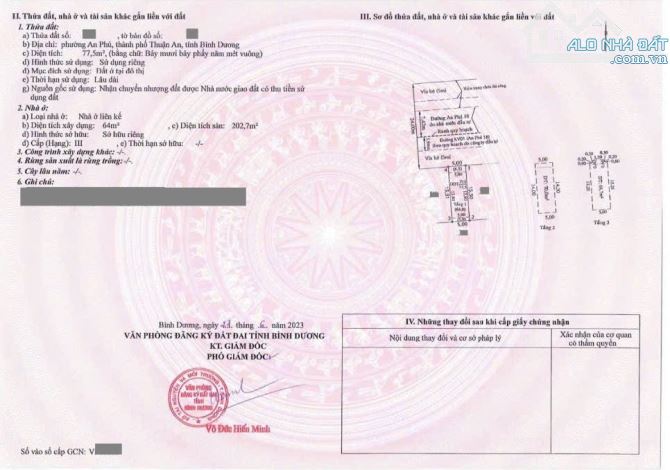 nhà hoàn công 77,5m2 4ty5 TL MT Đường An Phú 18 gần vòng xoay An Phú p.An Phú, Tp.Thuận An - 9