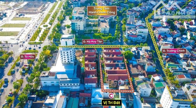 Đất xen ghép kqh biệt thự Hà Huy Tập - P. Xuân Phú Huế