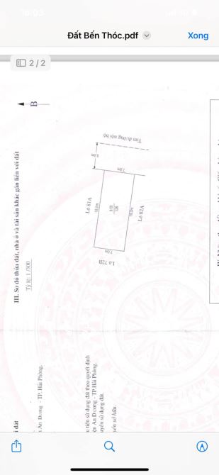 Duy nhất lô đất bán ra kpl Bến Thóc đường 12m ô tô tránh nhau