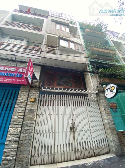 Bán nhà hẻm xe oto Sư Vạn Hạnh 5 Tầng  DT 4,15x16n nhà nở hậu giá 16,5 TỶ TL