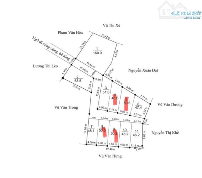 Bán đất Hà Đậu, Hồng Phong sát chợ Hà Đậu, Giá hơn 800tr/ lô