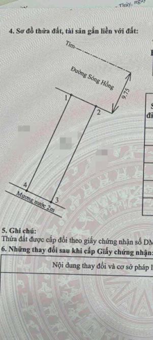 ĐẤT NỀN & NHÀ 2 TẦNG MẶT TIỀN ĐƯỜNG SÓNG HỒNG TX HƯƠNG THỦY TP HUẾ