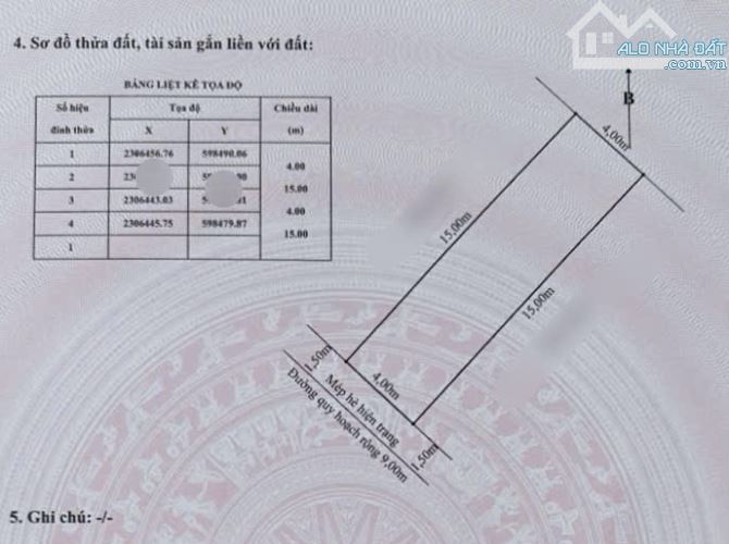 60m2 đất TĐC Lê Quang Đạo - Đường 9m - Tây Nam - 1