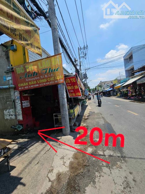 SIÊU PHẨM MI NI SÁT BÊN CHỢ GIÃN DÂN - 2 TẦNG - HIỆP THÀNH - QUẬN 12 - GIÁ 3,1tỷ - 1