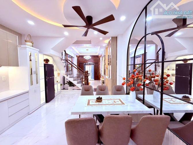 Siêu phẩm không có căn thứ 2, Nơ Trang Long-P.13, 60m2, 4 tầng nội thất cao cấp chỉ 8.x tỷ - 1