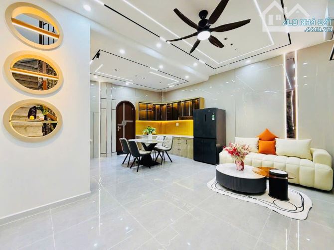 BÁN NHÀ MỚI XÂY PHẠM VĂN CHIÊU, GÒ VẤP – GARA XE HƠI – 4PN – NỘI THẤT CAO CẤP – GIÁ CHỈ 7 - 2