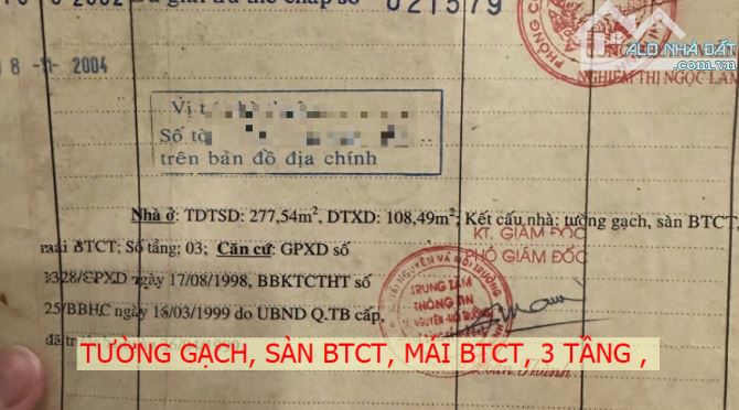 Hàng Siêu Hiếm, Chắc Chắn bán nhanh - 155tr/m2 - Hẻm xe hơi 6m Lam Sơn, P.2 Tân Bình - 2