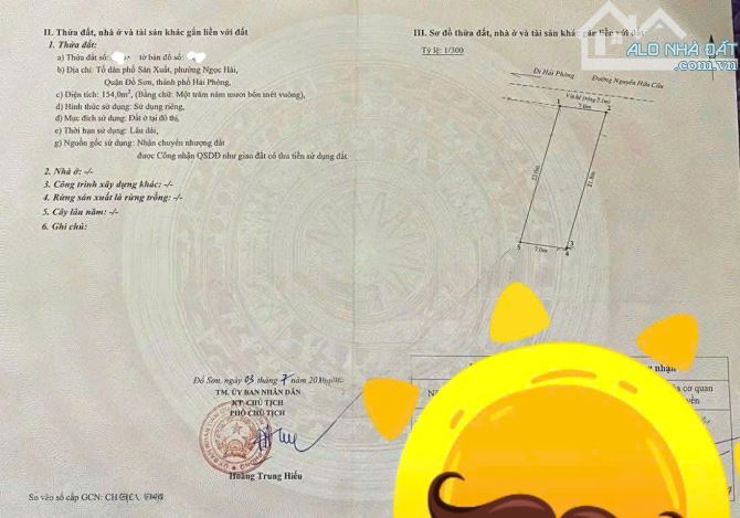 154m2 mặt đường Nguyễn Hữu Cầu, Đồ Sơn gần khu du lịch - 3