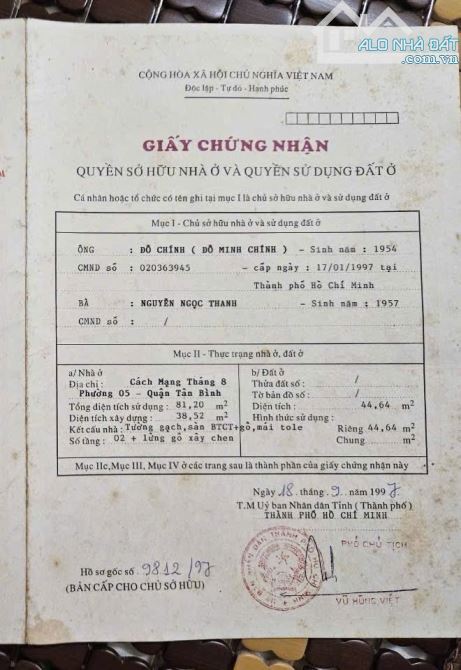 BÁN NHÀ HẺM XE HƠI 686 CÁCH MẠNG THÁNG 8 NGAY CV LÊ THỊ RIÊNG 8x13 SÁT KHU BẮC HẢI 21,7 TỶ - 3