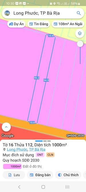 🌟 CẦN BÁN 1000m² ĐẤT MẶT TIỀN ĐƯỜNG NHỰA – XÃ LONG PHƯỚC, TP. BÀ RỊA 🌟 - 4