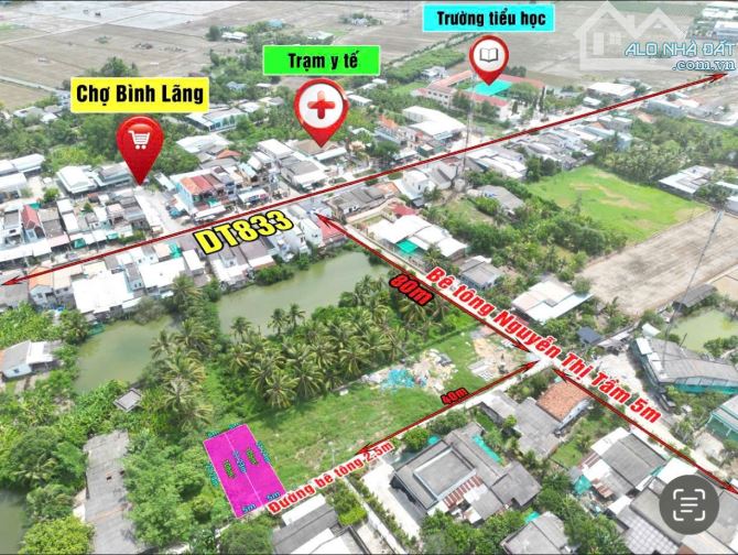 5×21 thổ đường ôtô ngay chợ Bình Lãng_Tân trụ_Long An 395 triệu rẻ - 4