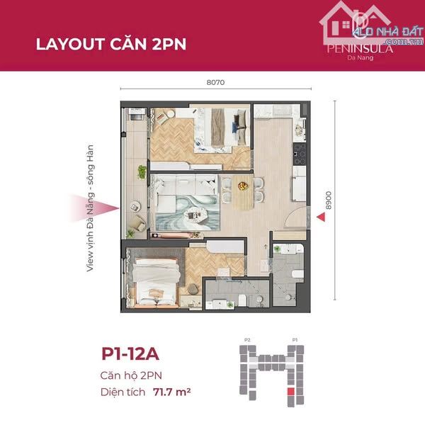 2 suất view sông , pháo hoa tầng cao Penisula giá rẻ hơn cdt bán rẻ hơn thị trường 300tr - 6