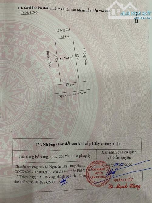 Bán Nhà Quỳnh Hoàng, Nam Sơn, An Dương, HP. 2,1 tỷ, 52m2 – Nhà Đẹp 3 Tầng - 8