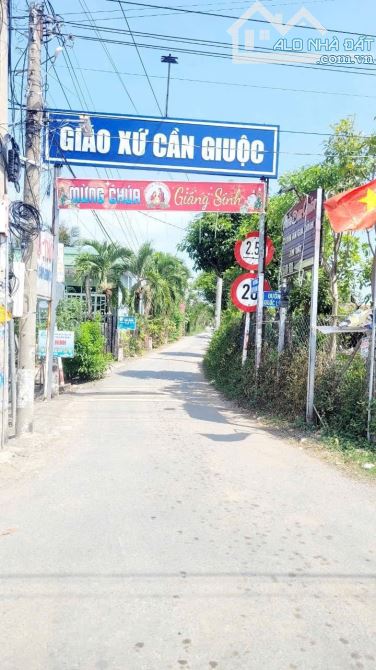 Bán đất thổ cư Thị trấn Cần Giuộc: 100m2 thổ cư đường xe hơi
