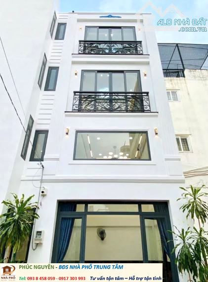 Nhà 4 Tầng ô tô đậu trước nhà - Thống Nhất Gò Vấp - Dt 40m2 Nở hậu TL - Gía 5.3 tỷ full NT