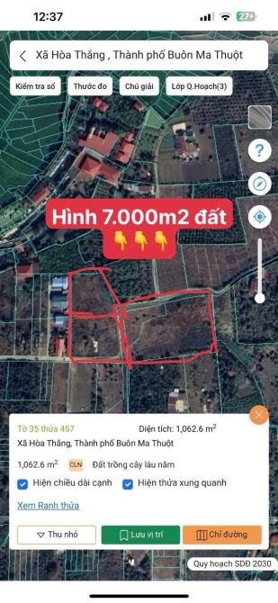Bán lô đất diện tích khủng tại Komleo, xã Hoà Thắng view cực đẹp