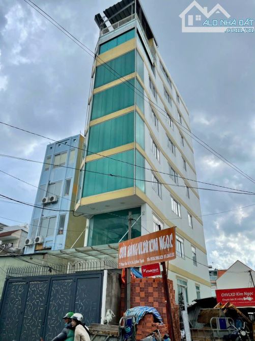 Bán tòa nhà góc 2mt Phan Văn trị, p14 Bình Thạnh, Hầm 8 tầng, Giá 27 tỷ