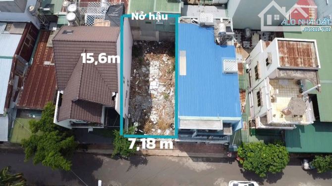 🔥 GIÁ TỐT 🔥 ĐẤT DIỆN TÍCH RỘNG MẶT TIỀN ĐƯỜNG VĂN CAO. DT 7,18x15,6m (nở hậu 7,35 )