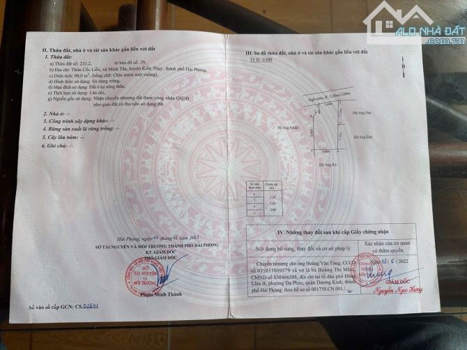 Siêu phẩm Cốc Liễn - Minh Tân gần ga LC-HN-HN Giá 1 tỷ 1