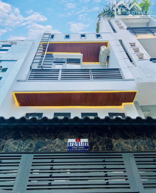BÁN NHÀ 44M² – 3 LẦU – QUANG TRUNG, P8, GÒ VẤP – GẦN MẶT TIỀN – 3PN – 4.8 TỶ