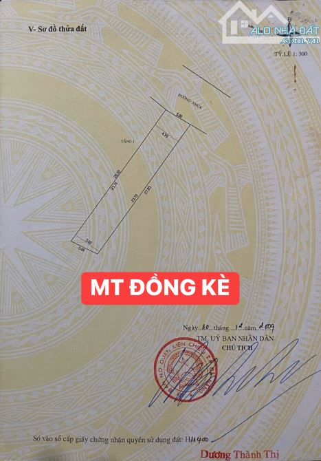 BÁN NHÀ MT ĐƯỜNG ĐỒNG KÈ-HOÀ KHÁNH BẮC -LIÊN CHIỂU